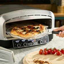 Forno Pizza Elettrico Professionale XXL  Automatico 450°C LED 20L Pala e Pietra