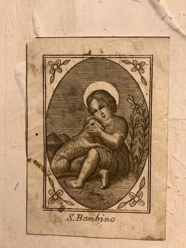 Santino antica incisione