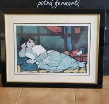 Serigrafia di Domenico Cantatore Grande Odalisca