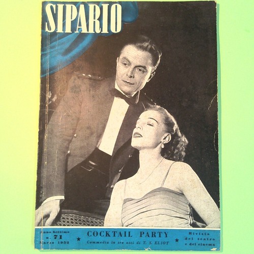 Sipario rivista teatro - sipario, cinema