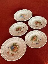 Piatti ceramica Antica Nove di Bassano con decoro motivo floreale