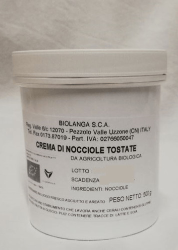 Pasta nocciole tostate - pasta, 500g
