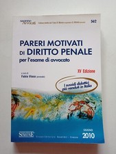 PARERI MOTIVATI DI DIRITTO PENALE per l'esame di avvocato, Simone, 2010. OTTIMO