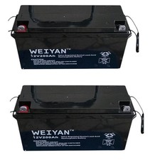 KIT 2 GEL BATTERIA 200 AH 400