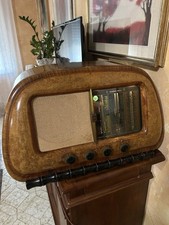 radio d'epoca Minerva a valvole funzionanti