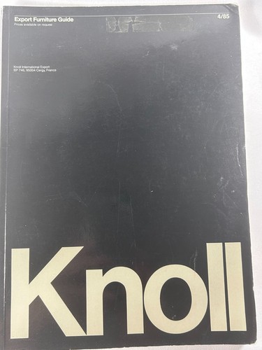 Rare 1985 knoll international - 1985,