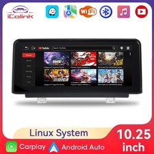 Autoradio 10,25'' Carplay GPS Linux WIFI per BMW Serie 1/2 F20 F21 F22 F23 NBT