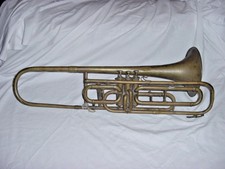 RARE ANTIQUE  VALVE TROMBONE