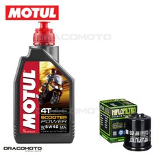 Piaggio Liberty 125 Sport 2008-2017 Tagliando Olio Motul SCOOTER POWER 4T 5W-...