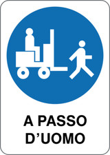 M-ITALY CARTELLO SEGNALETICO -