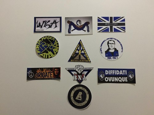 Atalanta adesivi ultras - 10,
