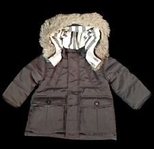 BURBERRY Giacca A Vento 12 Mesi Cappuccio E Pelliccia Staccabili RRP530   5