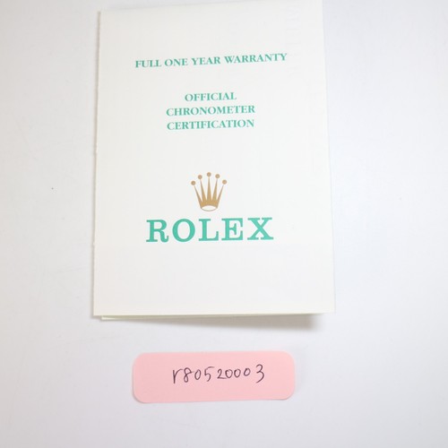 Rolex watch paper originale - rolex,