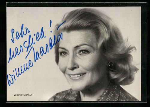 Attrice winnie markus con - attrice,