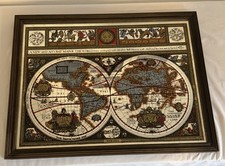 Specchio vintage mappa - , del