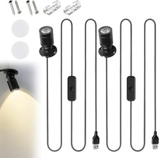 2PCS Mini Faretti a Spot, USB