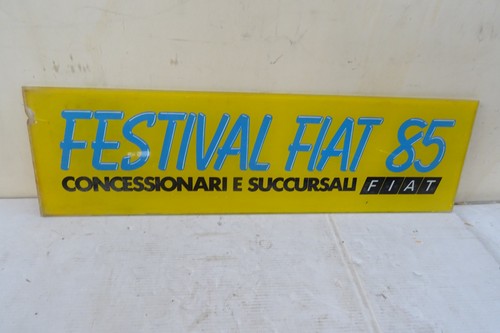 Insegna festival fiat - festival,