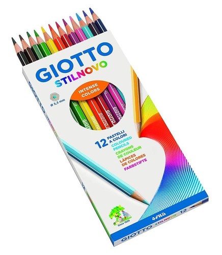 Giotto stilnovo pastelli 12pz - stilnovo,