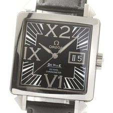 Omega De Ville Co-Axial X2 7813.50.31 Big Date quadrante nero automatico uomo_874107
