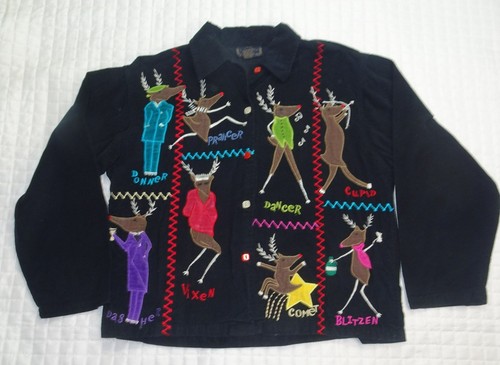 Giacca renna babbo natale - giacca, di
