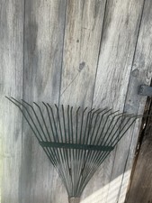 Vintage tine Metal Rake Head /