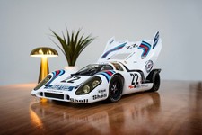 Nuovo Pocher Porsche 917KH Le Mans 1971 KIT 1:8 modellino auto bianco HK122 KidBX