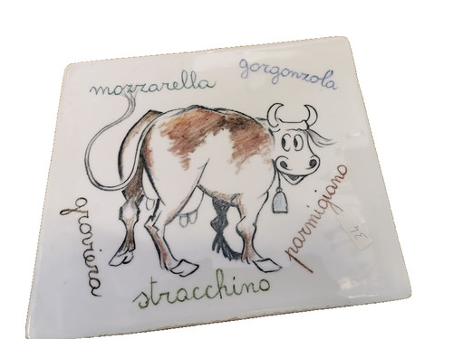 Ceramica quadrifoglio vassoio - ceramica,
