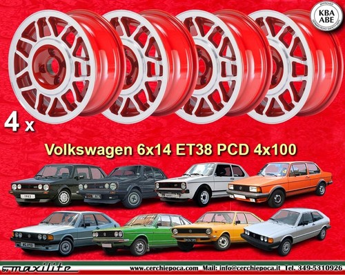 Cerchi volkswagen 6x14 - pz.,