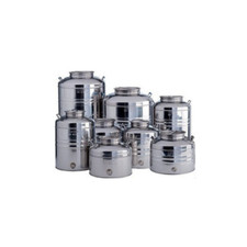 FUSTO CONTENITORE PER OLIO SANSONE CON RUBINETTO 5-10- 20-25-30-50 LT INOX 1810