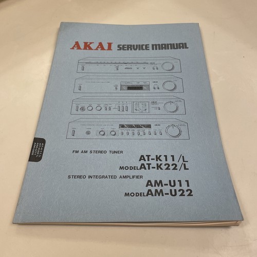 Akai models k11 - akai, at-k11/l
