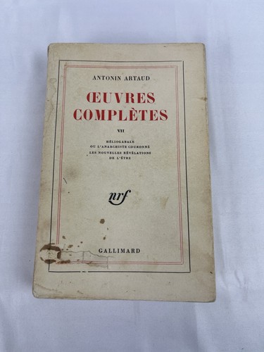 Antonin artaud œuvres - artaud,