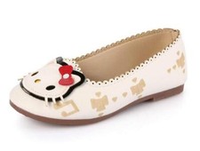 Scarpe Ballerine per Bambine Kitty Colore Bianco L.23485