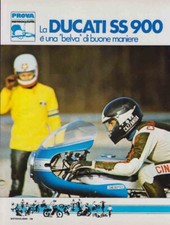 PUBBLICITA'  ADVERTISING-MOTO DUCATI SS 900 1977-MAXIMOTO MOTOITALIANE EPOCA