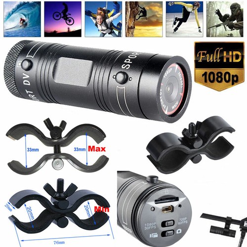 Casco action cam 1080p bici - cam,