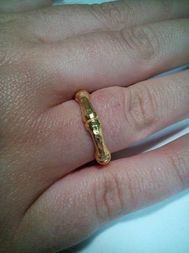 Anello fede bamboo - anello,