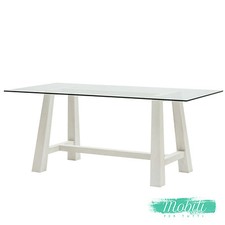 Tavolo Struttura Rovere Bianco