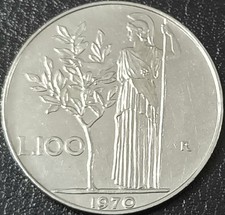 ITALIA MONETA REPUBBLICA 100 LIRE 1970 CIRCOLATA