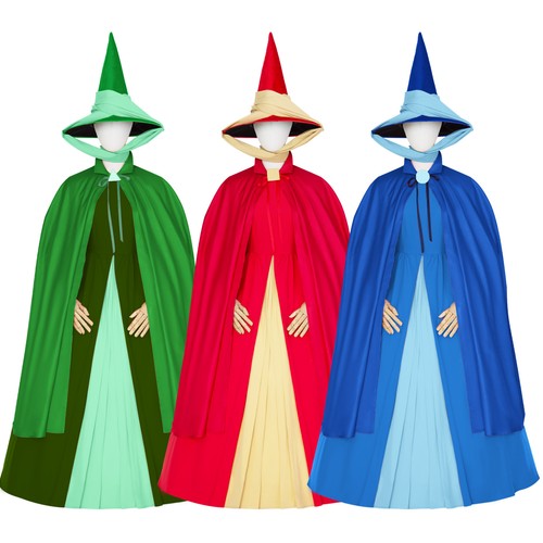 Set costume halloween madrina - set,
