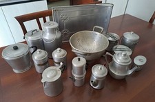 Lotto VECCHIA CAFFETTIERA LATTIERA BRICCO BOLLILATTE VINTAGE IN ALLUMINIO