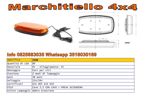 Barra lampeggiante - lampeggiante, di