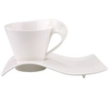 Villeroy & Boch - 6 Tazza The/Cappuccino New Wave Caffè Bianco  Cl 0,25 Nuovo