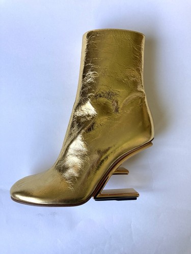 Fendi first gold - leather, boots