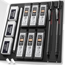 Nicpro 2 Pezzi Nero Metallo