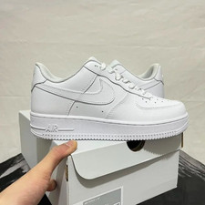 NIKE AIR FORCE 1 AF1 '07 LOW SCARPE UOMO DONNA BIANCO ORIGINALI CON SCATOLA