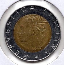 1990 Italy 500 Lire (90)
