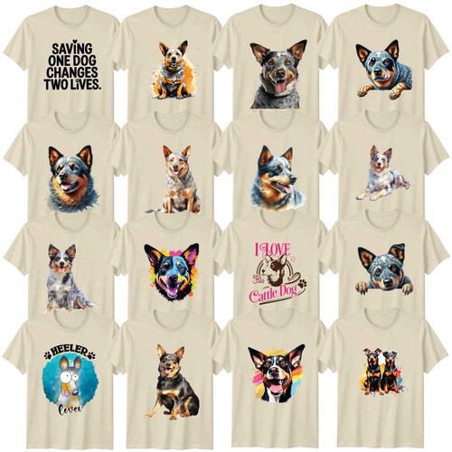 Shirt acquerello cane - t-shirt,