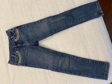 Jeans liuJo bambina 6 anni (116 cm), con catenelle sulle tasche anteriori
