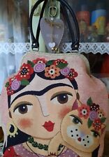 Borsa realizzata a mano con chiusura clic clac mod. FRIDA