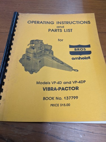 Bros models vp 4dp - vp-4d, vp-4dp