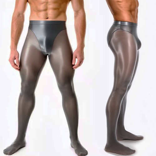 Collant uomo trasparente olio
